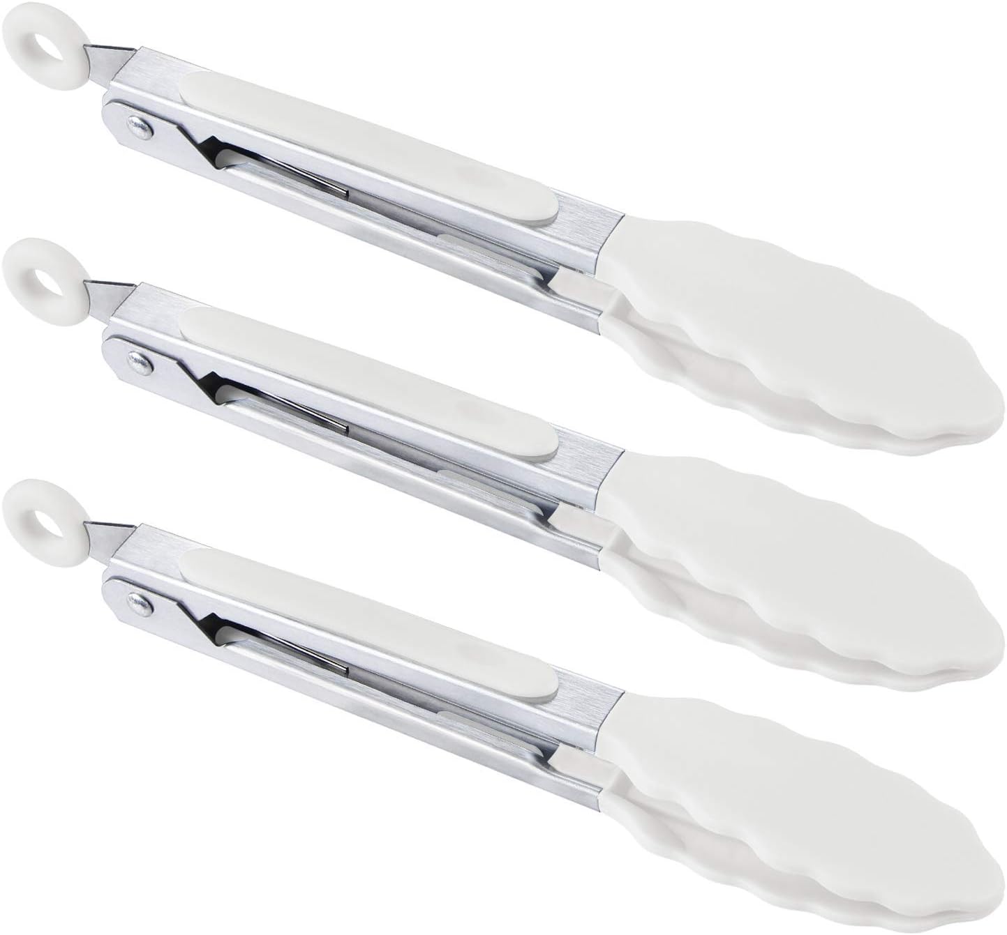 Pince à Nourriture - Cuisine - Mini Pinces en Silicone - 7 pouces