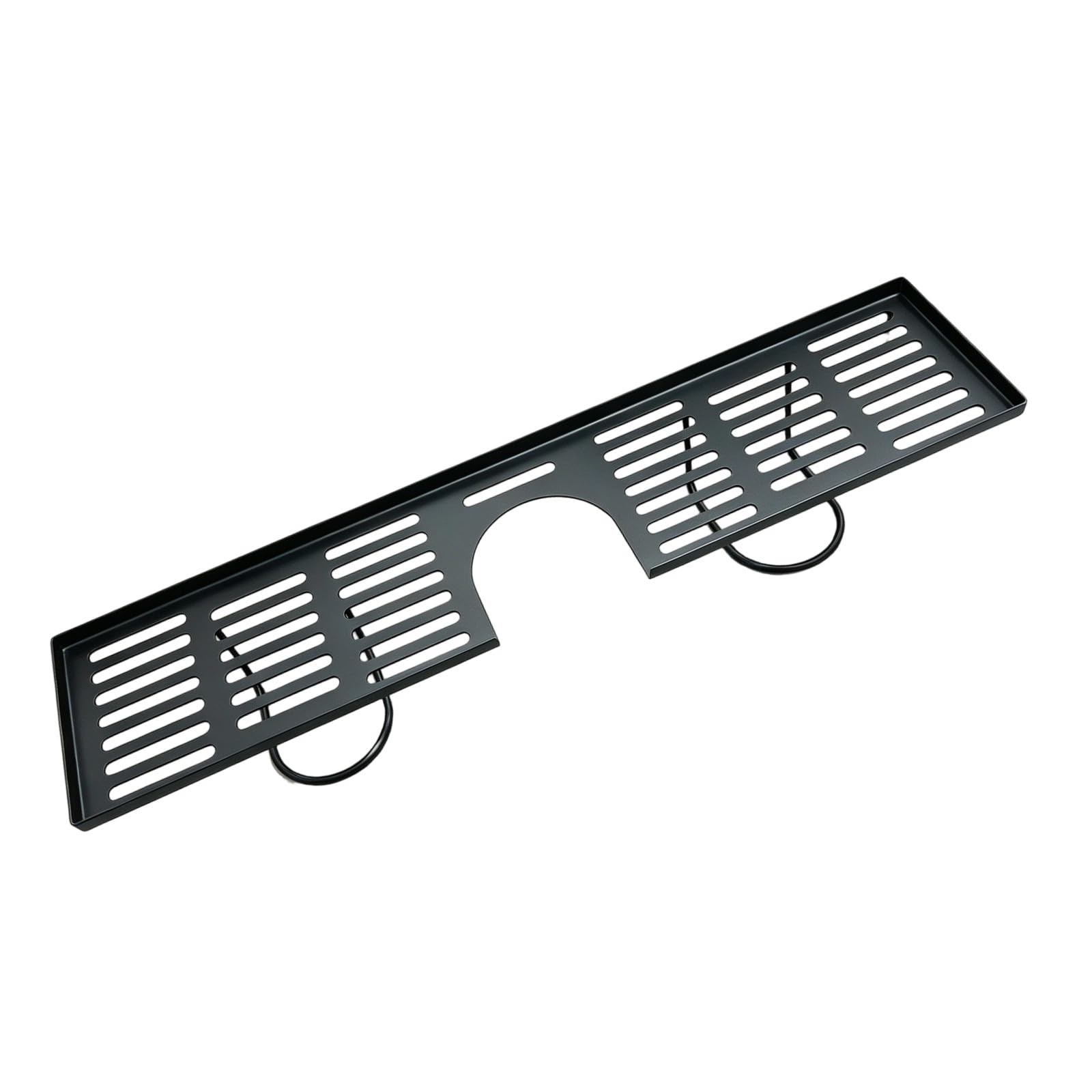 MCAOAL Metal Sink Drainer Rack for Kitchen and Bathroom with Rustproof Coating 47.5x11x9cm in White or Black Dishes Rack
