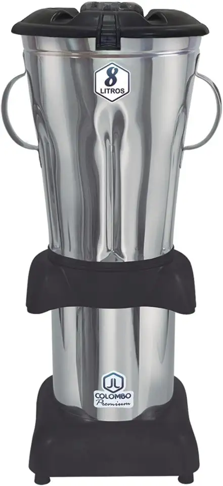 Liquidificador Industrial Inox 8 Litros Baixa Rotação 800W (110, Volts)