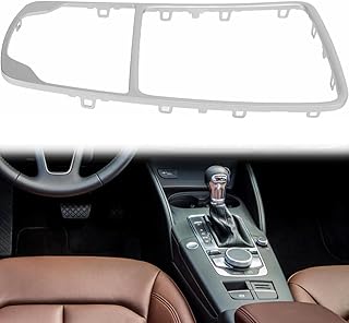 Center Console Gear Shift Panel Cover Surround Trim for 2013-2020 Audi A3 S3 RS3 Interior Frame Front Chrome ABS 8V0864260B3Q7 8V0864260A