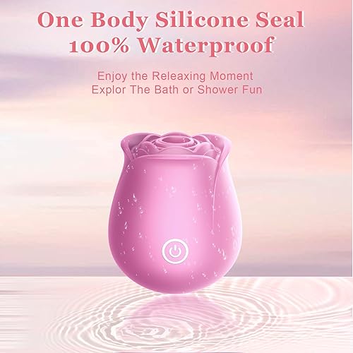 Miniatura 4 de Juguete sexual de rosa para mujeres - Razsvoe Vibrador de rosa succionador con estimulador de pezón y clítoris de 10 modos, vibrador de punto G,