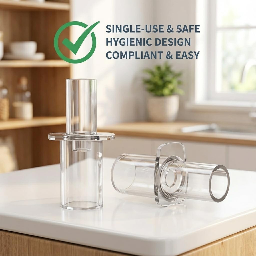 150 Pcs Breathalyzer Mouthpieces Compatible for S-80 and Compatible for S-75 Breath Alcohol Testers (Pack of 150 Pcs)