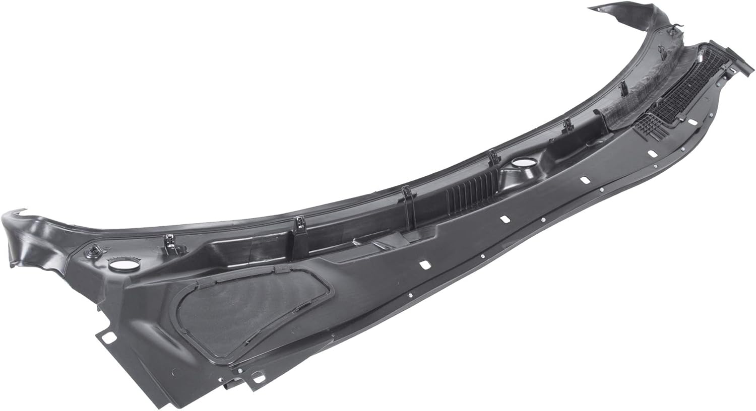 HECASA Windshield Wiper Cowl Compatible with 2008-2019 Dodge Challenger Replace for Part 5028757AG 5028757AH Outer Grille Panel Cover