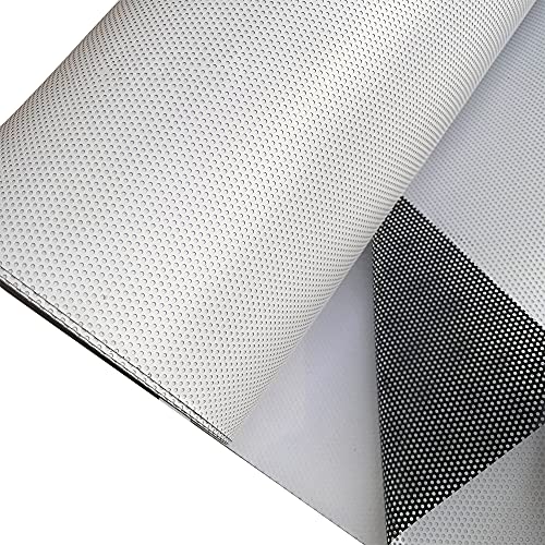 Vinilo perforado para ventana 42 pulg x 1200 pulg autoadhesivo miniatura 1