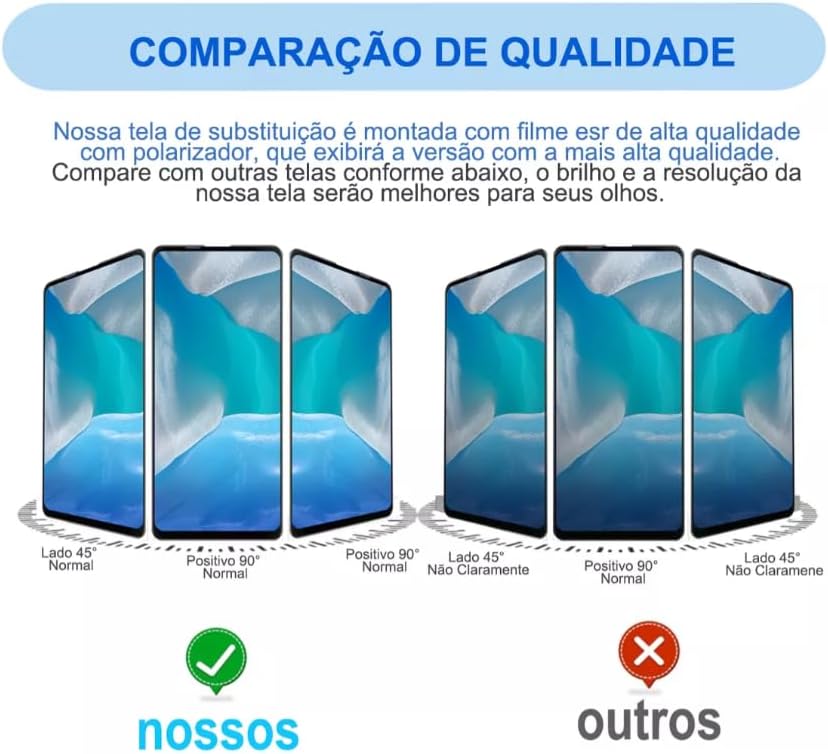 TELA FRONTAL Para iPhone 13 Tela OLED ORI