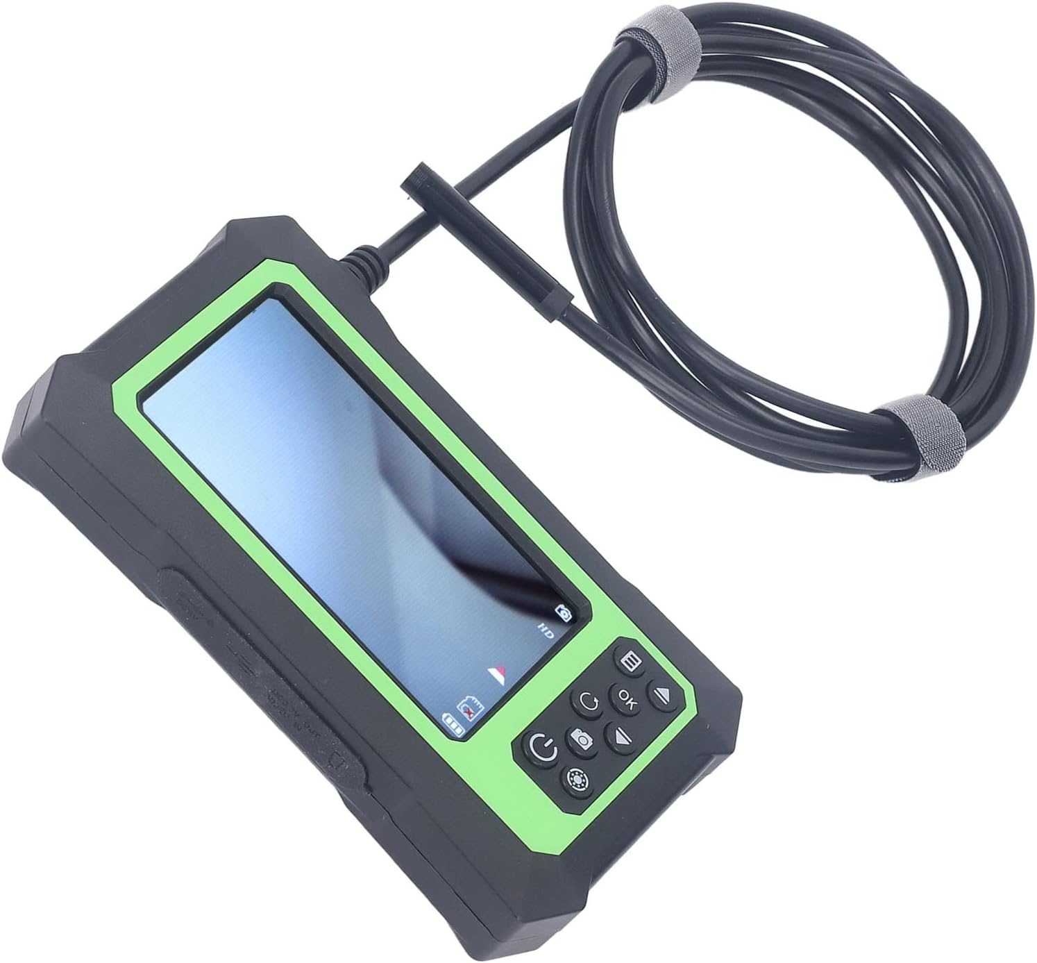 Haofy Borescope Camera 8mm Probe 1080P IP67 with 4.3in Screen - Endoscope for Automotive Repair Drain Pipe and HVAC Duct Inspection (5 Meter)
