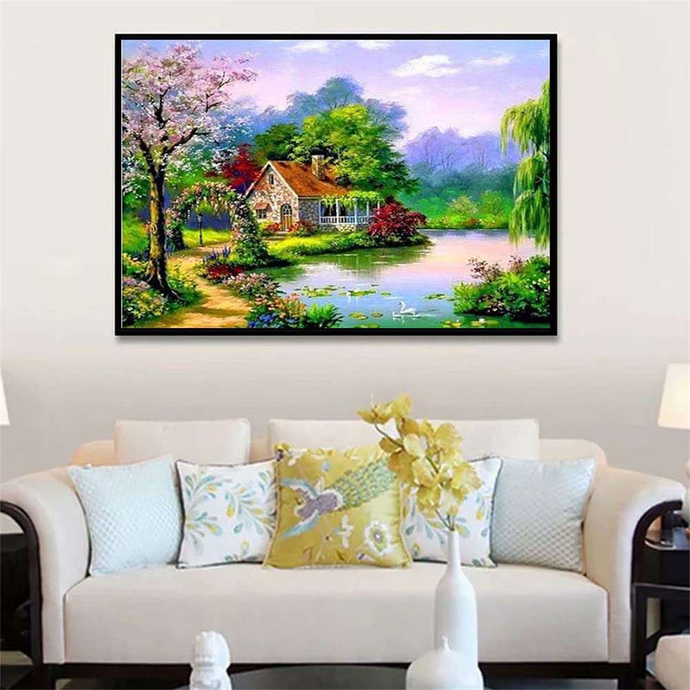 Peinture au diamant adultes paysage pour occuper vos soirées créatives