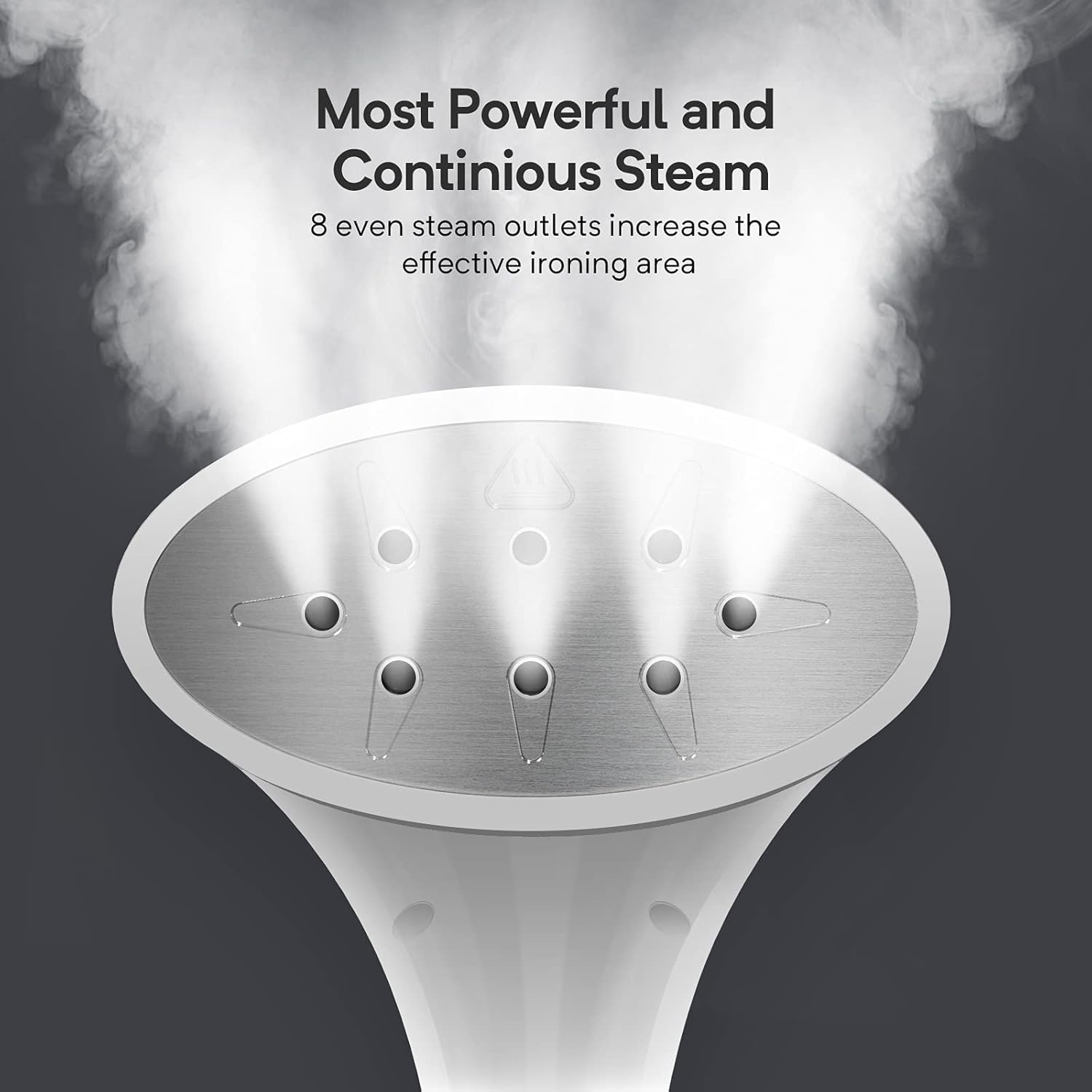 Gerank Steamer for Clothes, 1500W Standing Garment Steamer with 35s Fast Heating, 2.5L Water Tank for 1.5H Steaming, Adjustable Height Stand with Clothes Hanger, Professional Wrinkle Removal