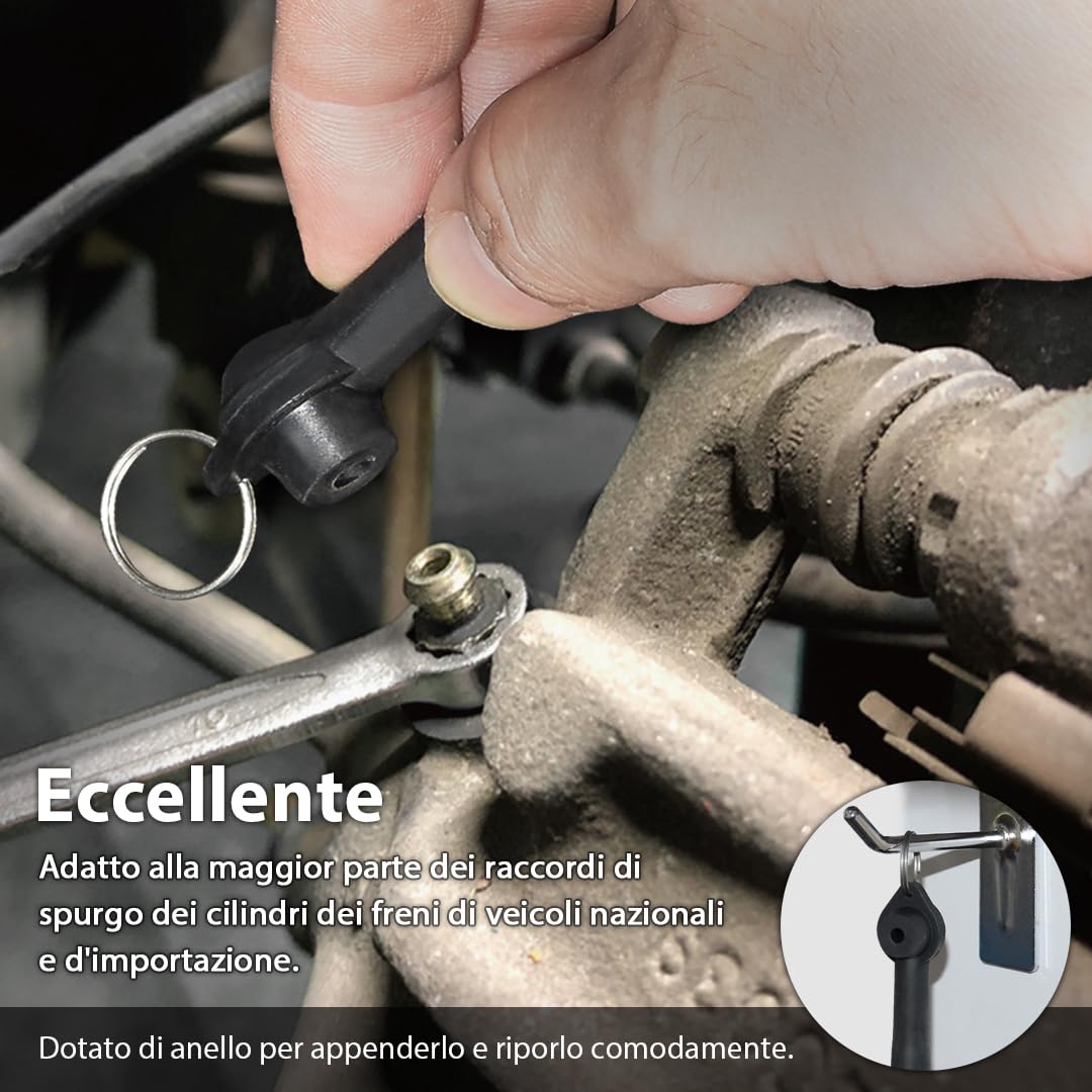 FIRSTINFO A1151G | Tubo Spurgo Freni 1,5M con Valvola di Non Ritorno | Compatibile con FIRSTINFO Kit Spurgo Freni