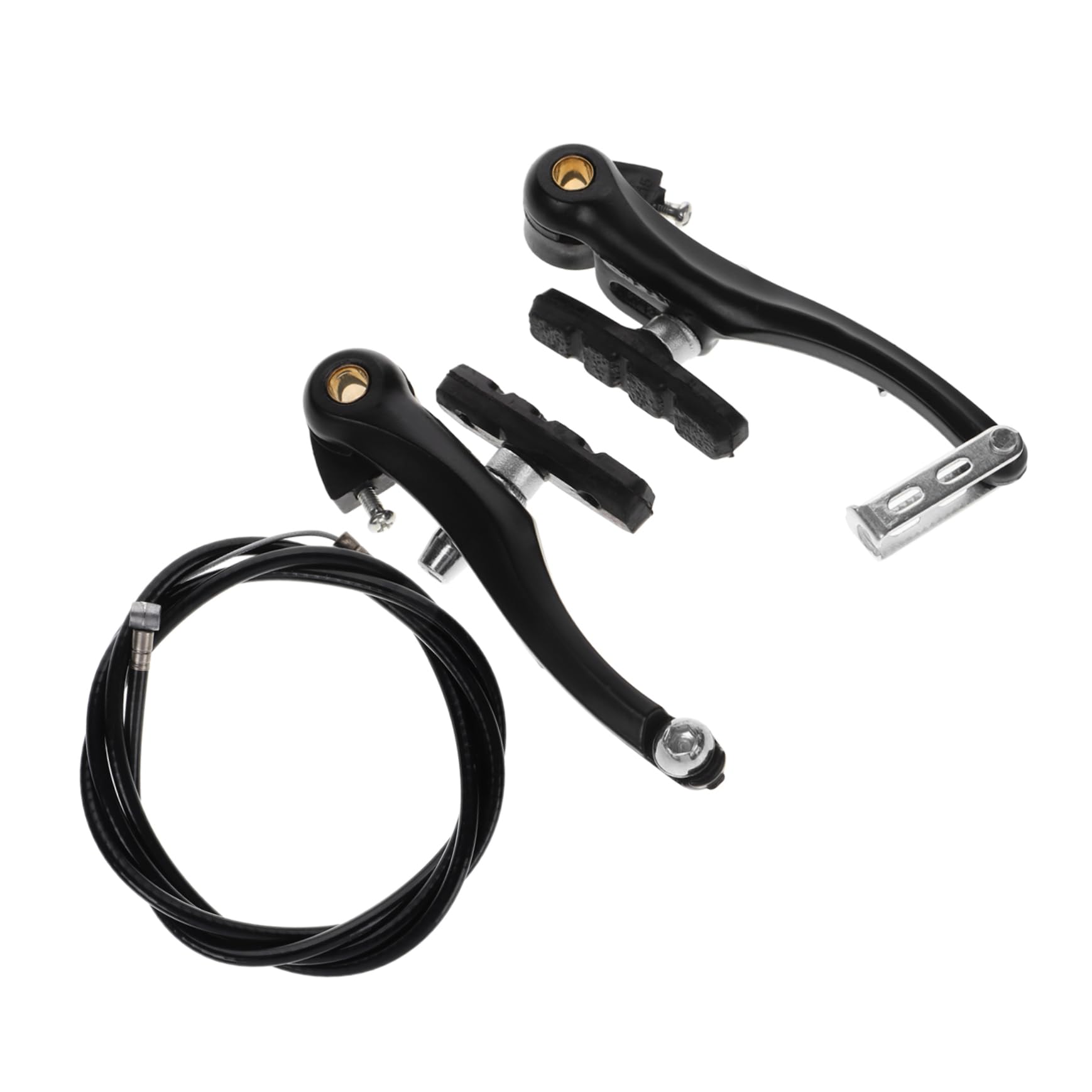 GANAZONO 1 Set Rim Brake Caliper Kit for Road and Mountain Bikes Lightweight Aluminum Components Easy Installation Versatile Compatibility Sleek Design for Enhanced Performance