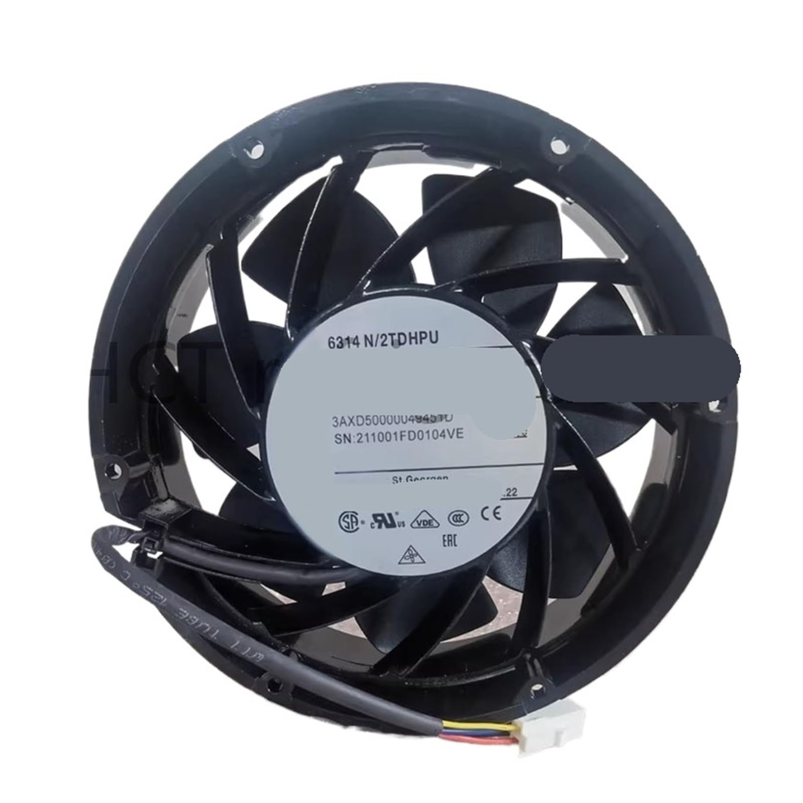 Ventilateur 6314N/2TDHPU 24V 3.5A extracteur d'air pour armoire électrique