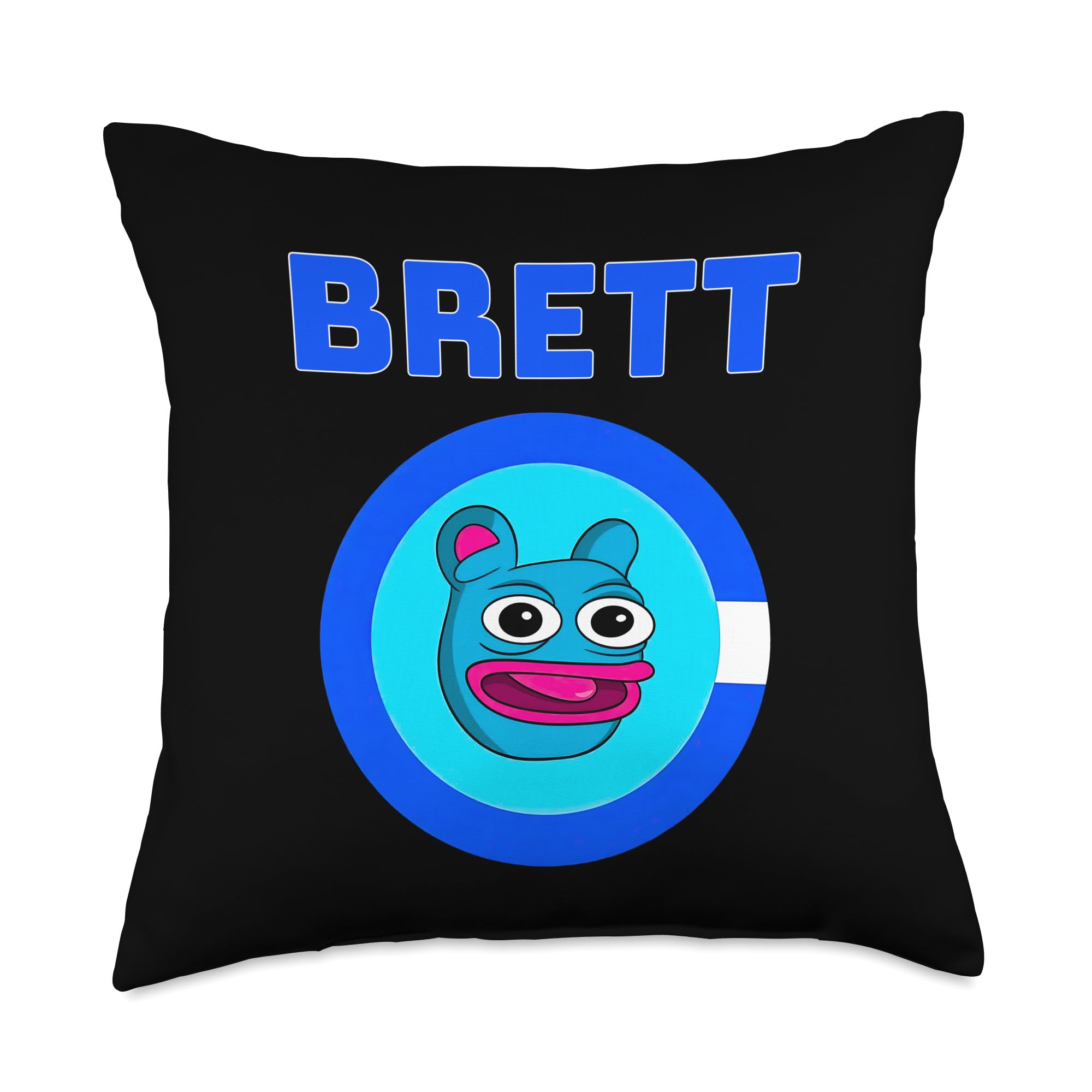 Amazon.com: Brett Coin: The Next Big Crypto Meme Throw Pillow : Home &  Kitchen