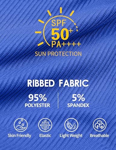 beautyin Sleeveless Slim Fitted Crop Tops for Women Front Zip Up Ribbed Racerback Swimwear4