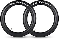 Vista 1 de GICOOL 2.50/2.75-14” (60/100-14) Cámaras interiores de repuesto para moto de cross, paquete de 2 con válvula TR4, compatible con motos de cross