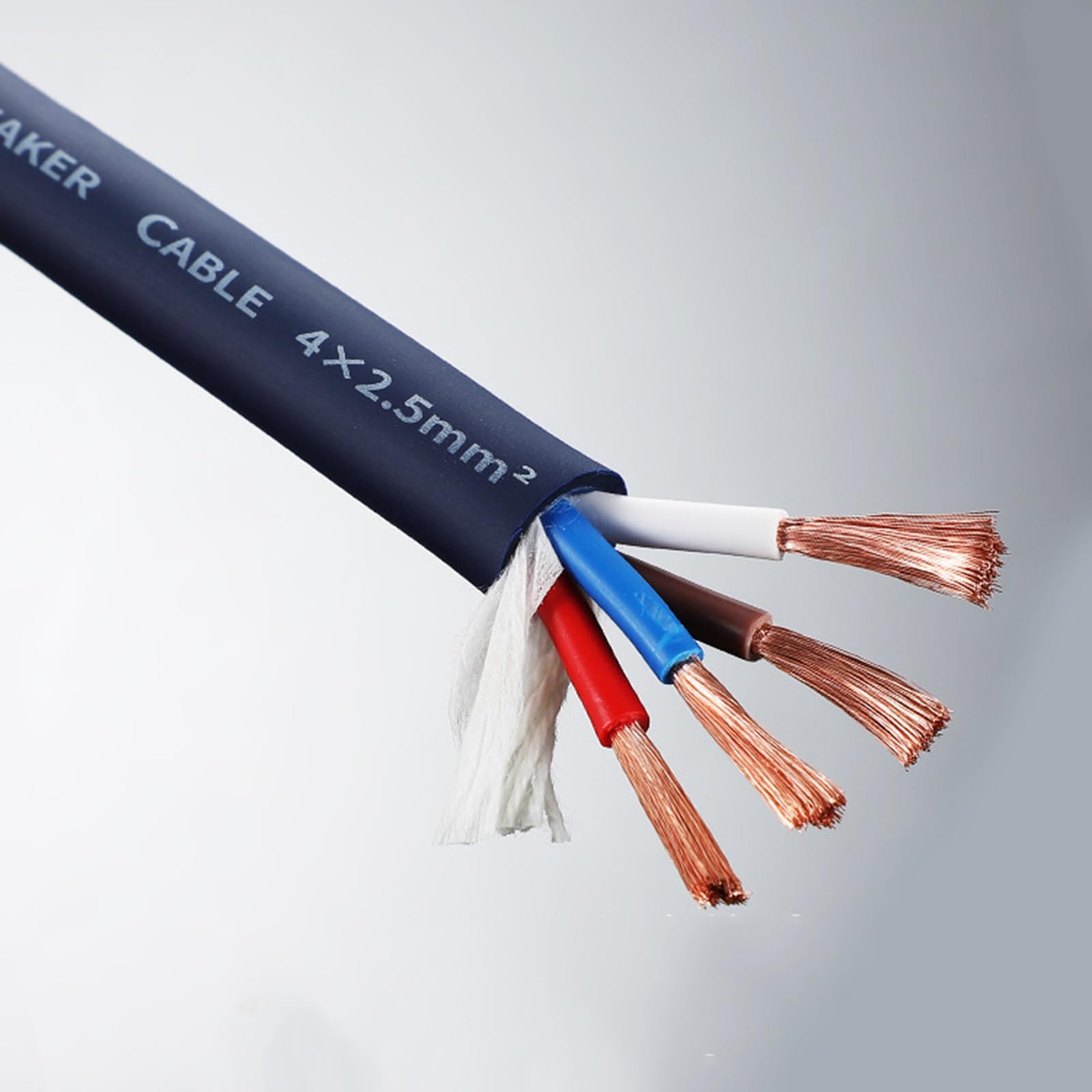 Cable de altavoces 12 AWG de 4 conductores y cobre OFC para sonido en vivo 30ft 8