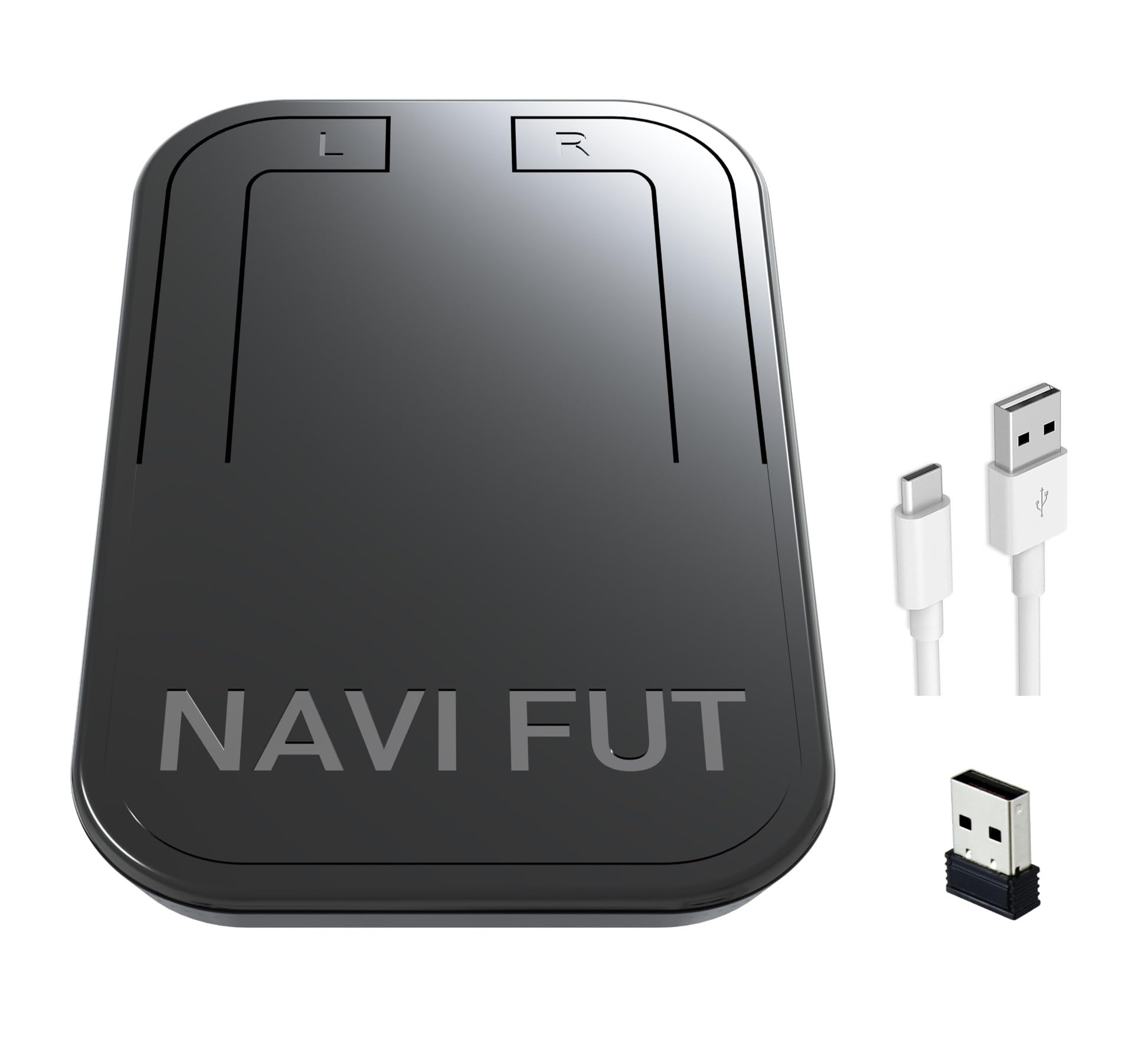 Generico Mouse da Piede Wireless per PC e Mac - Controllo Cursore e Clic Senza Mani, Ideale per RSI, Tunnel Carpale, Dolore al Polso e Accessibilità, 1600 DPI, Plug and Play