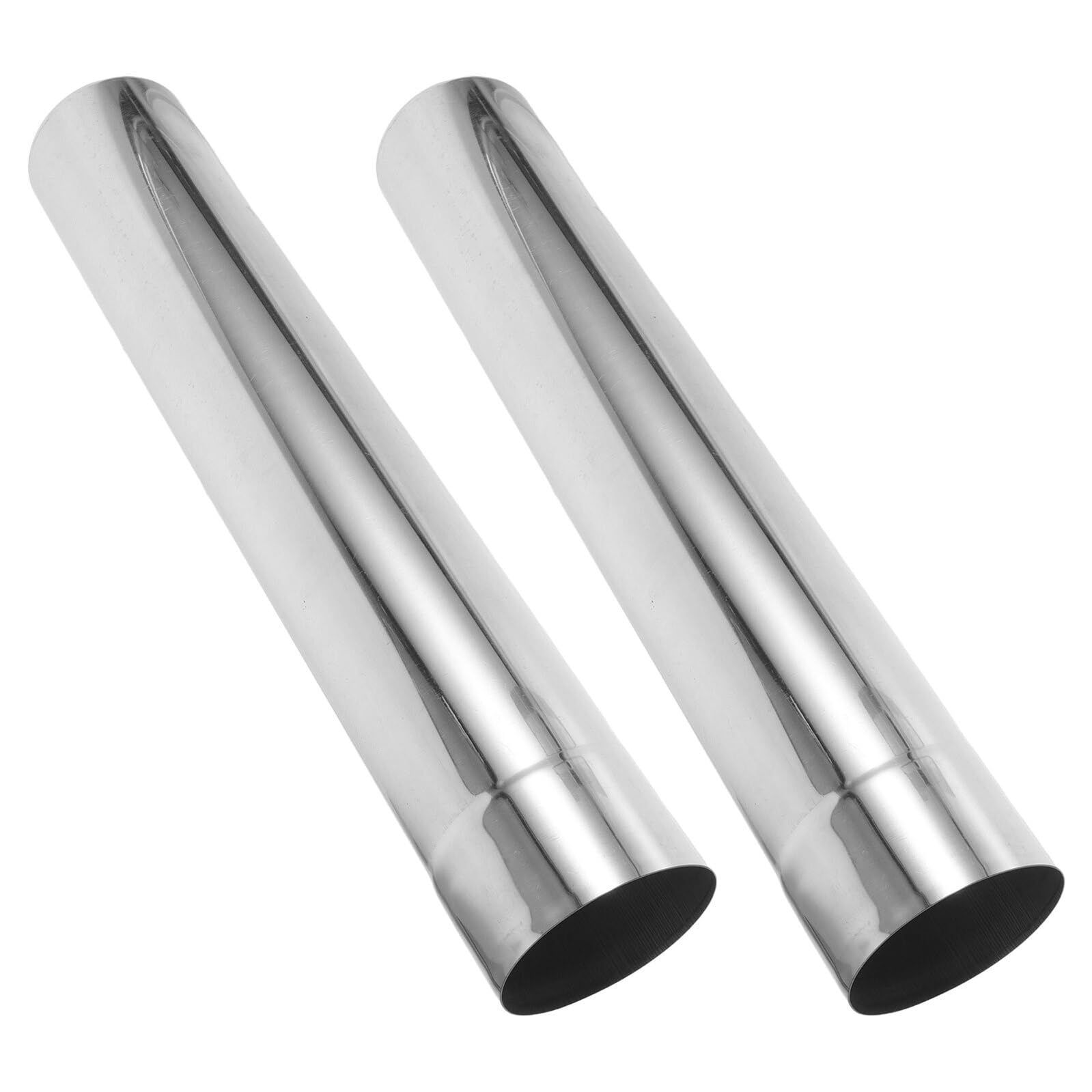VICASKY 2pezzi Tubo Canna Fumaria Inox 17x3 Anticorrosione per Stufa a Legna Campeggio da Esterno