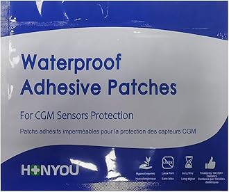 HONYOU 36Pack G7 Over Patches & Stelo Overpatch Waterproof CGM Protection, Transparent Adhesive Sensor Tape with Hole, 15Days Long Stay, Hypoallergenic Skin Friendly