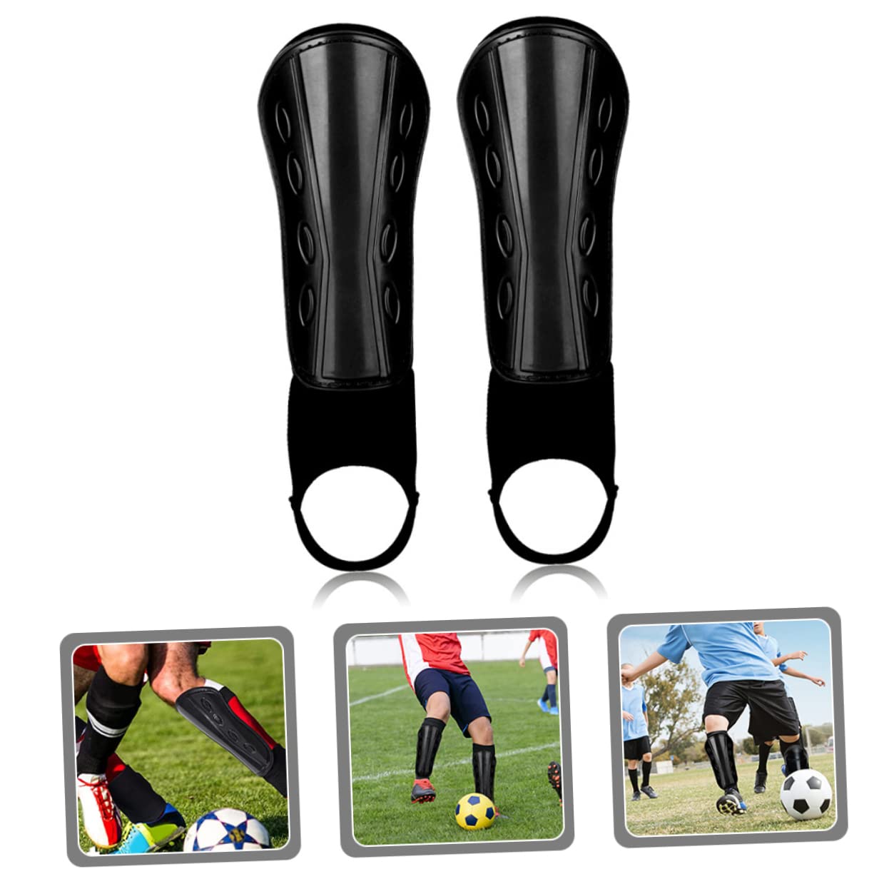 BESTonZON 1Pair Sturdy Shin Guards with Ankle Covers Breathable Soccer Shin Pads for Youth Ergonomic Design for Fit Durable Protective Gear for Long Term Use