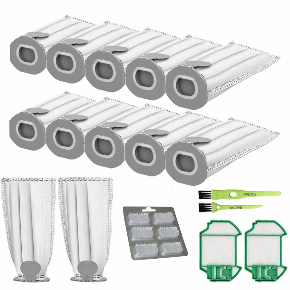 KIT - 12 Sacchetti Folletto Compatibili Vk7s Vk7 Fp7s Fp7 (12+5)