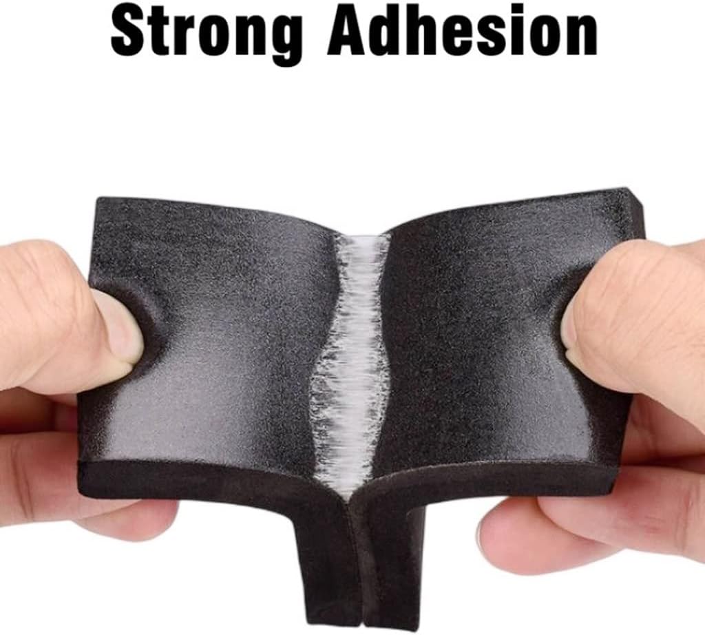 Weatherproof Foam Tape EVA Rubber Self Adhesive Sponge Seal Strip(10mm x 25mm x 2m)