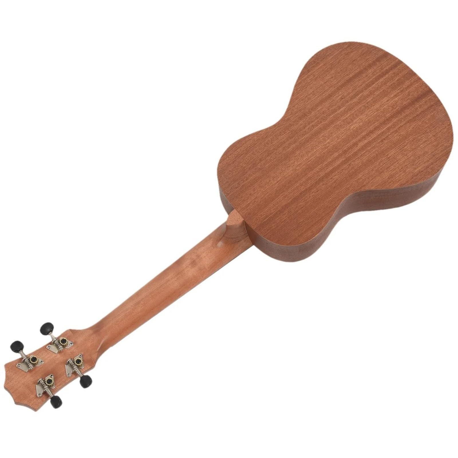 Konzert-Ukulele-Kits 23 Zoll 4 Saiten Hawaiianische Mini-Gitarre Mit Tasche Stimmgerät Kapodaster Gurt Stiche Picks Musikinstrumente Ukulele Set