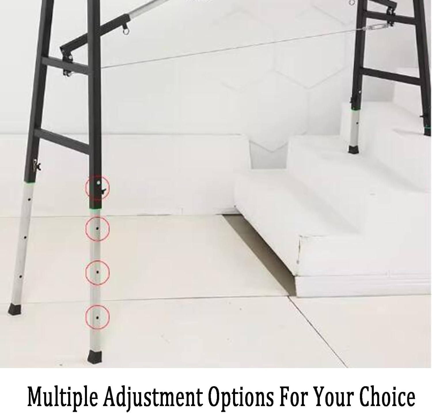 Folding Horse Stool,Portable Work Platform,Aluminum Alloy Lifting Scaffolding,for Home Decoration,Lifting Items,Wall Painting(140x31cm)