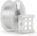 kexcelled PC Polycarbonate 3D Printing Filament 1.75mm +/- 0.03mm, High Strength and Toughness, Heat Resistance, 1kg (2.2lbs), Transparent White