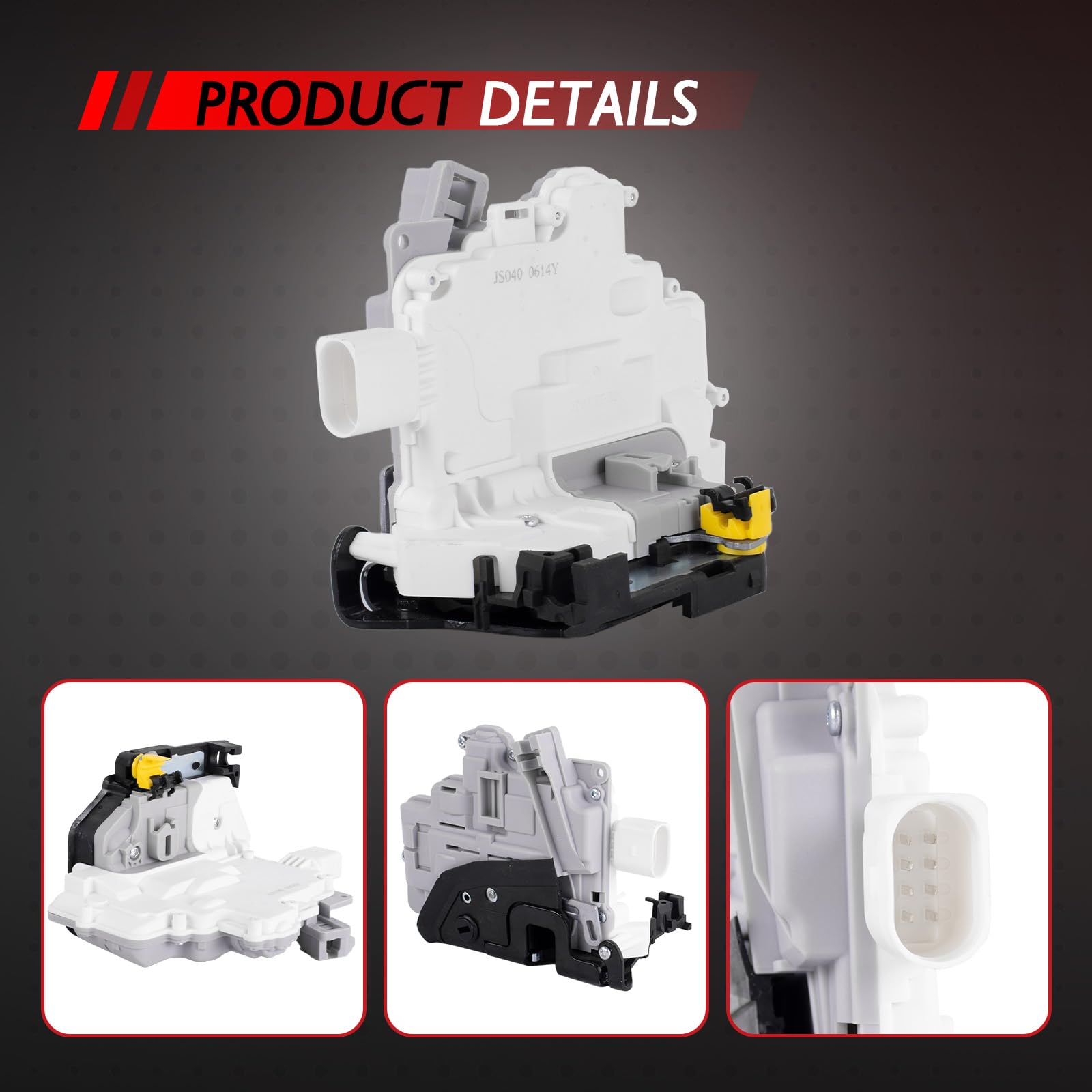 Motor actuador cerradura de puerta cierre centralizado trasero izquierdo repuesto para Altea 5P1 Toledo III 5P2 Leon II 1P1 accesorio de coche pieza# 1P0839015 1P0 839 015