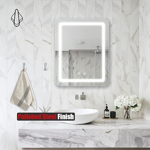 Miniatura 6 de JQK ATH110-CH-P2 - Gancho de pared autoadhesivo para toallas, cromado, sin taladro, para baño, cocina, garaje, paquete de 2, acero inoxidable 304,