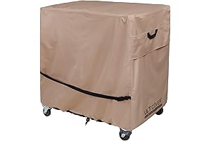 ULTCOVER 65-80 Quart Patio Cooler Cart Rolling Ice Chest Cover (32L x...