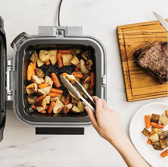 Miniatura 7 de Ninja Speedi - Olla rápida y freidora de aire, capacidad de 6 cuartos de galón, funciones 14 en 1 para cocinar al vapor, hornear, asar, sofreír,