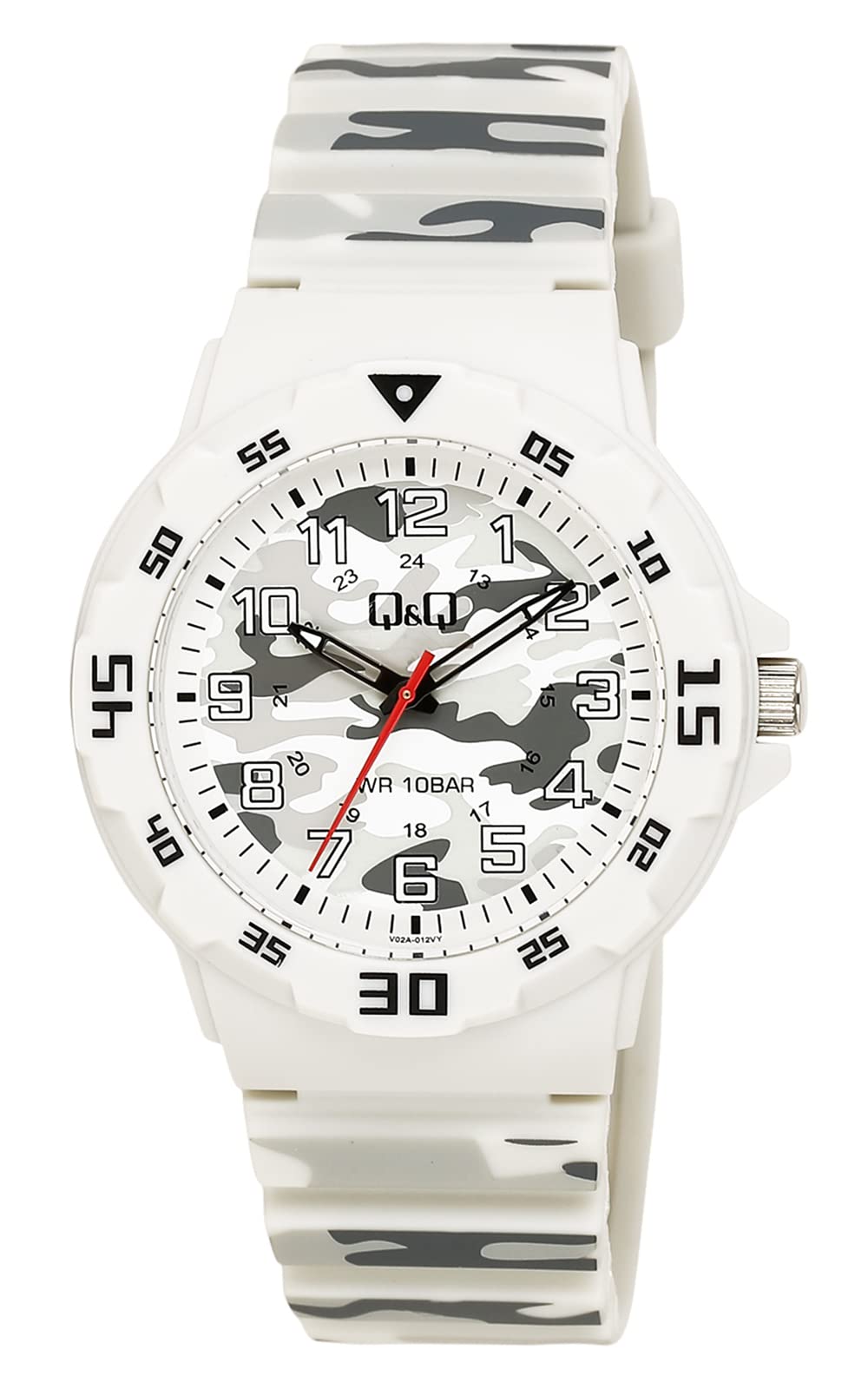 Q&Q Unisex Camouflage Collection Analog Multicolor Dial Watch-V02A-012VY