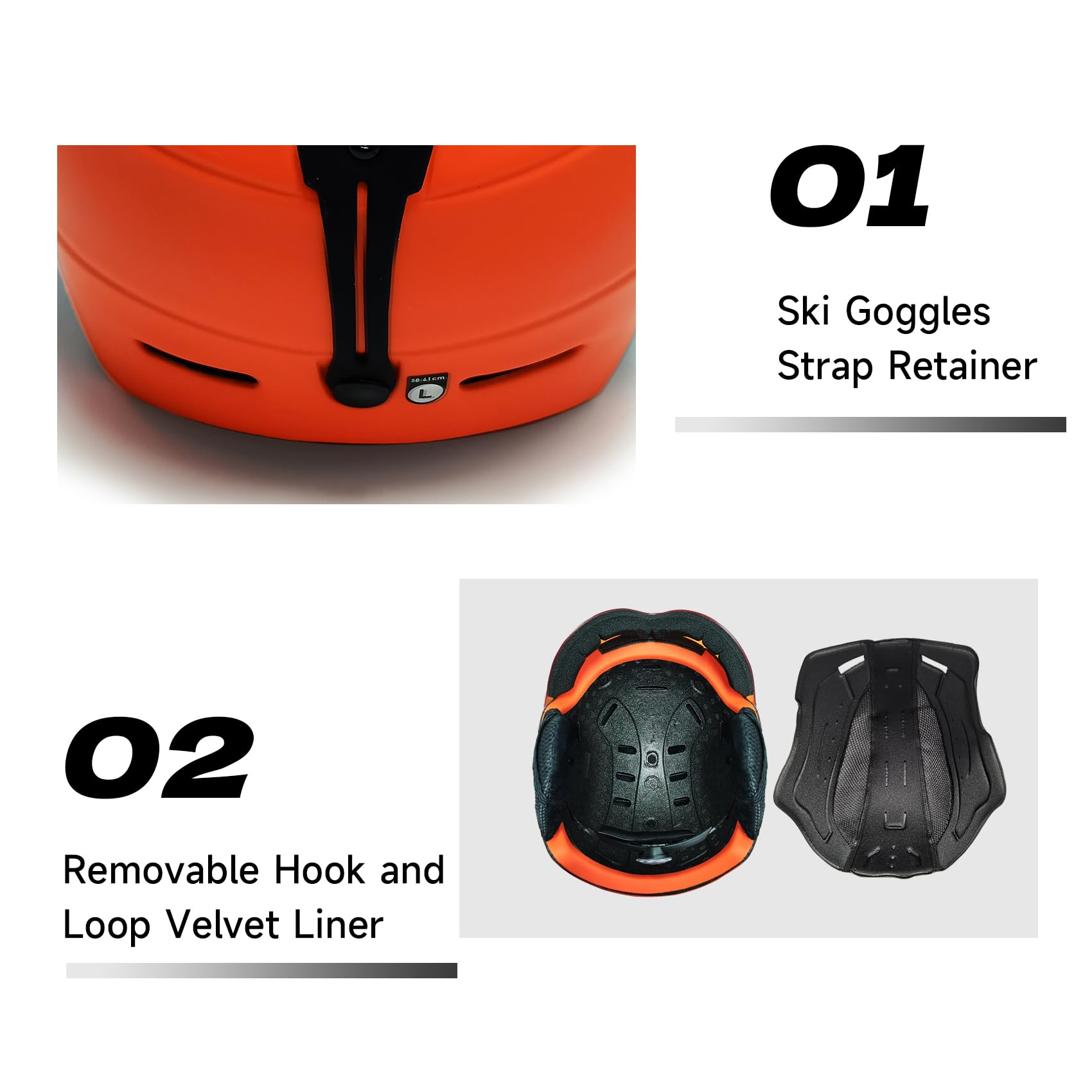 ヘルメット　バイザ－　スノ－ボ－ド　スキ－ ゴ－グル付き　M Amazon | バイザースキースノーボードヘルメット分離雪マスク反