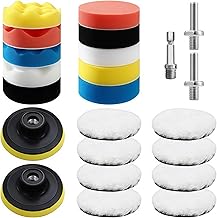 Pack of 23 80 mm Polishing Sponges Pads, Polishing Attachment Cordless Screwdriver Set, Polishing Set Car, Polishing Pads for Polishing Machine, Car Polishing Sponge Set, Polishing Attachment Angle