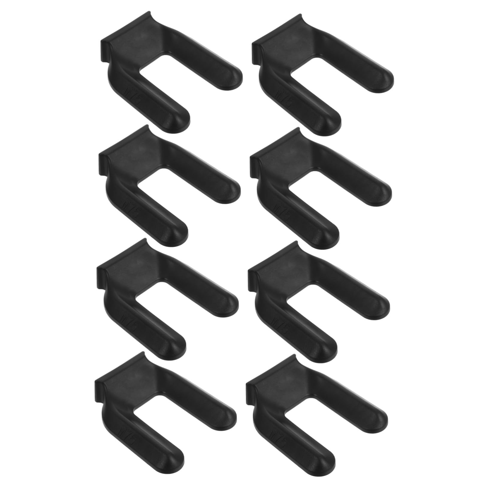 Topes para ruedas de silla de oficina para suelos duros y espacio de trabajo de plástico