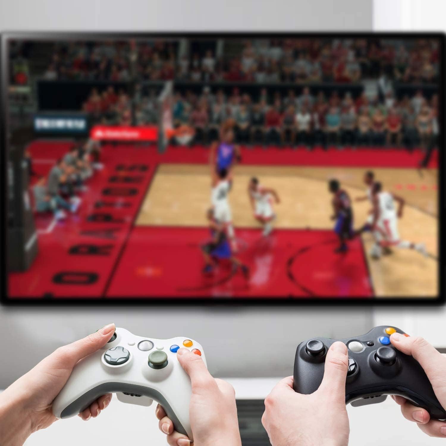 Wireless Controller for Xbox 360, Etpark X-box 360 Joystick Wireless Game Controller for Xbox 360 & Slim Console and PC Windows XP/7/8/10/11(Black) - Image 9