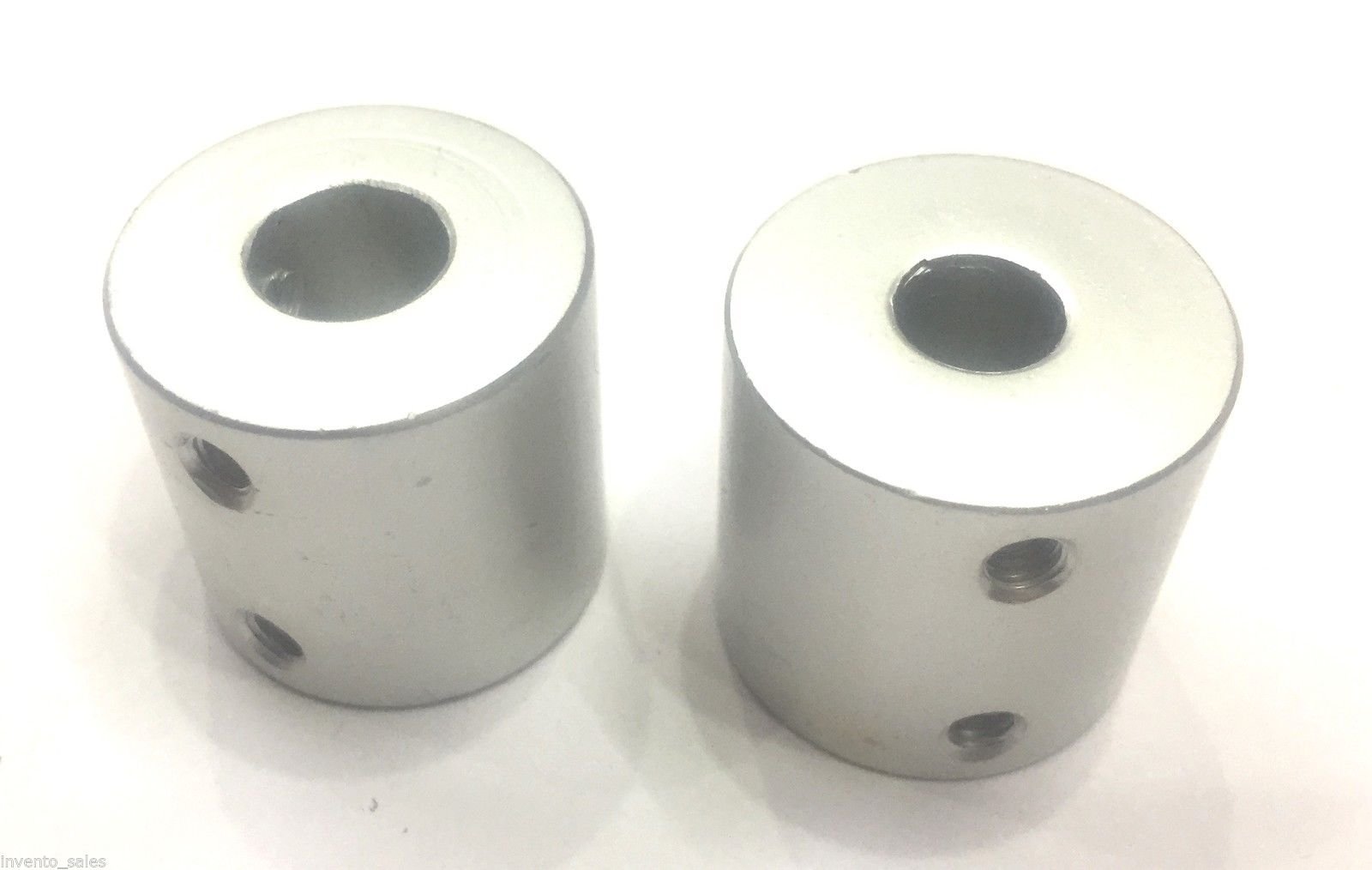 Invento 2pcs Aluminium 8 x 10mm Shaft Coupler for 3D Printer/CNC/DIY Projects