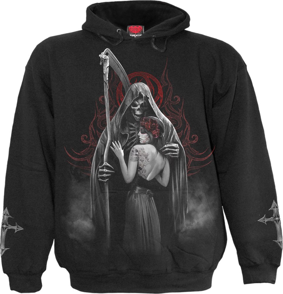 Spiral Men's Black - Dead Kiss - Hooded Ss Blk - M