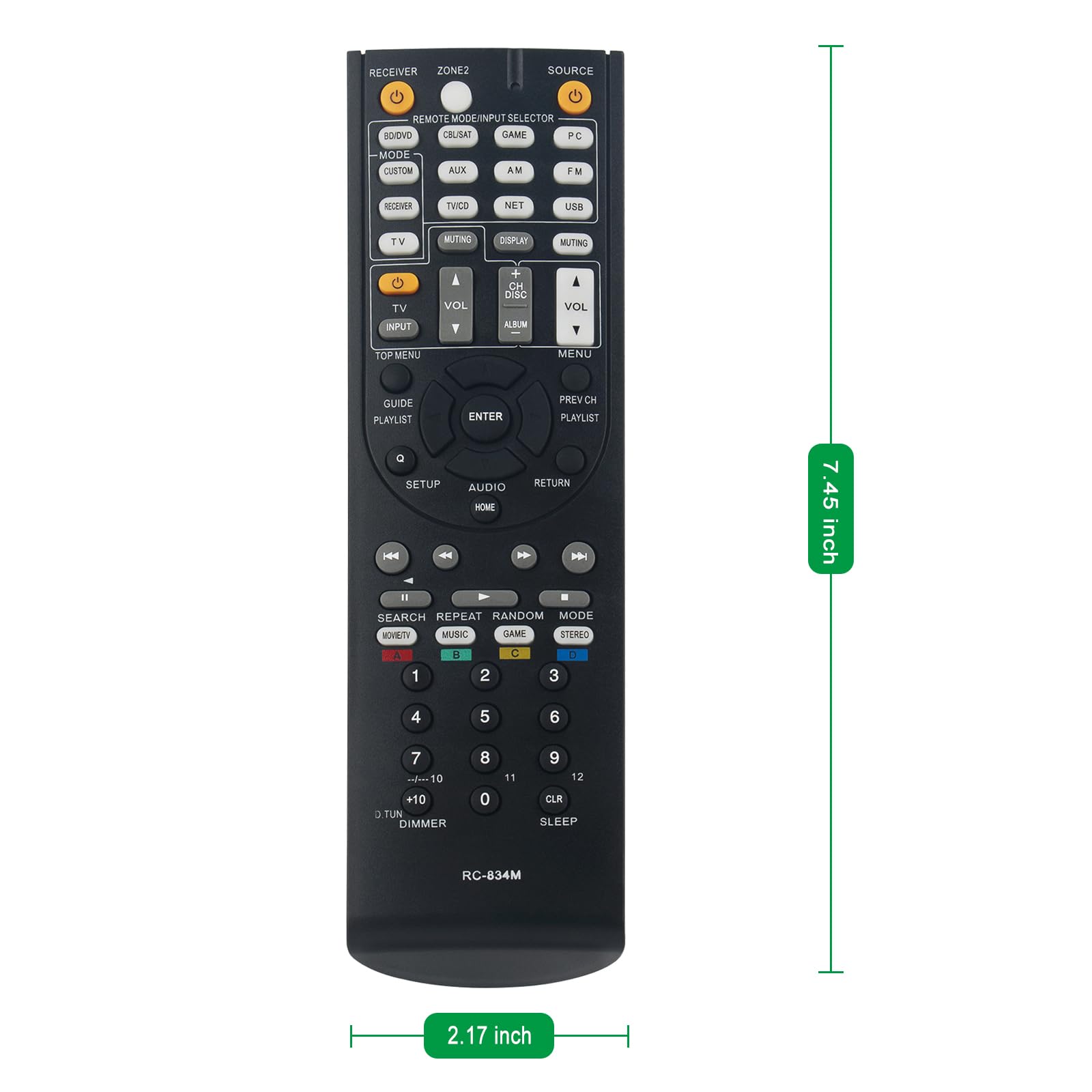 ONKYO RC-319M リモコン　オンキョー　001 Onkyo RC882M Receiver Remote Control | RC-882M