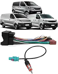 Kit Chicote de Ligação + Chicote Adaptador de Antena Scudo Jumpy e Expert