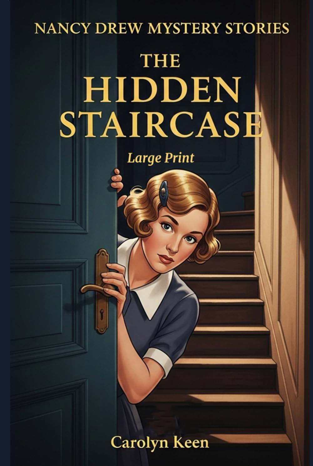 Nancy Drew Mystery Stories: The Hidden Staircase, Large Print