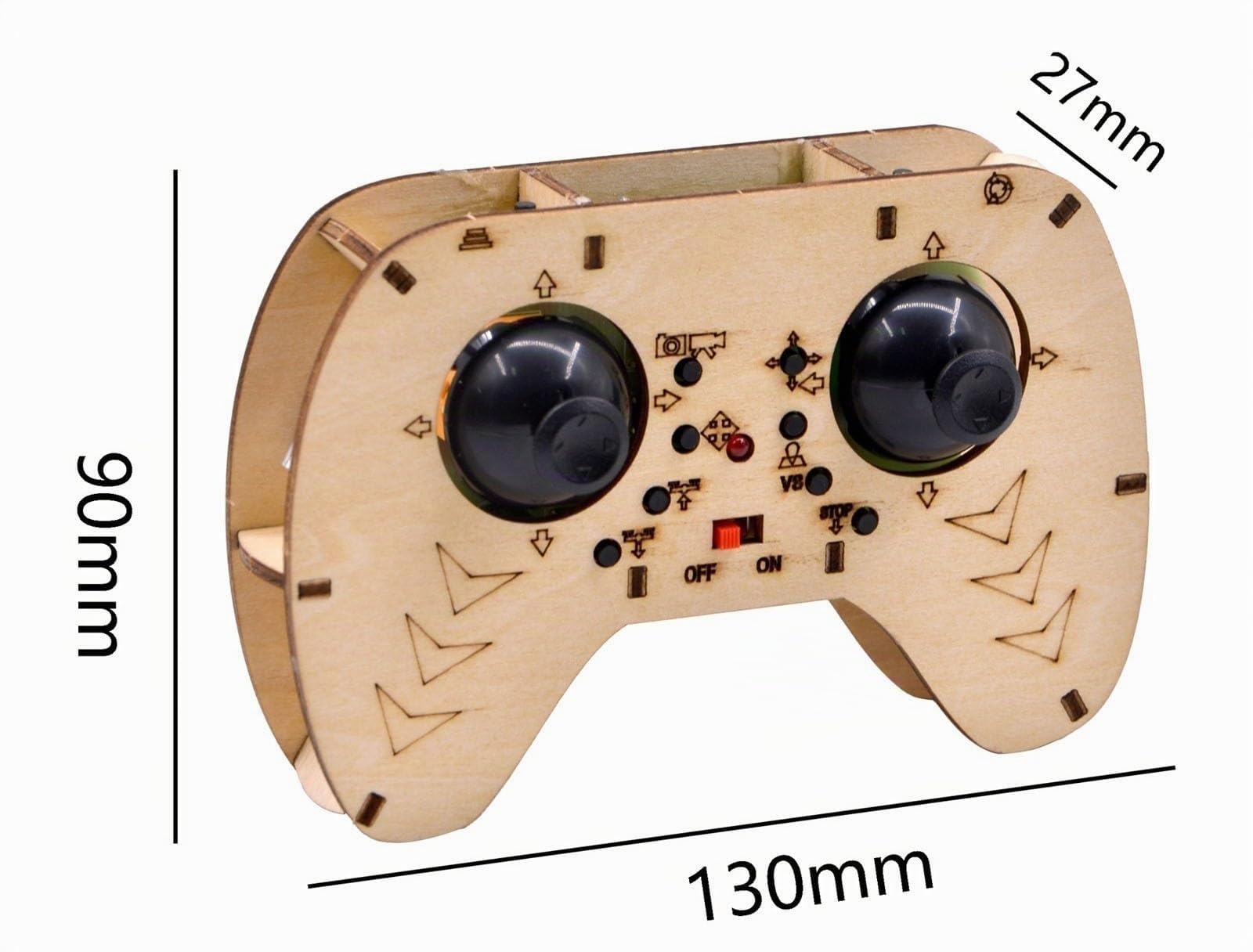 Blocchi Di Costruzione In Legno Fai-da-te Volanti Kit Modello Di Drone In Legno Fai-da-te Aereo Telecomandato Addestramento Assemblaggio In Quadcopter Rc Drones Kit