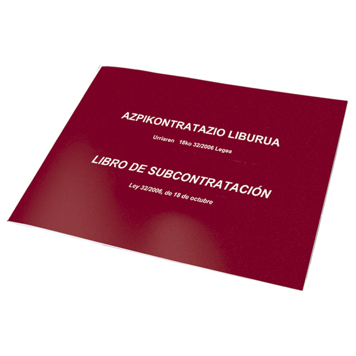 Dohe 9992 – Subcontracting Book, Basque and Spanish, FSC Mix AEN-COC-000243