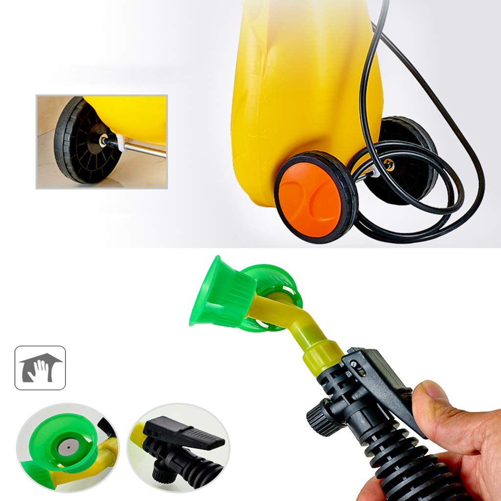 Station de lavage oculaire d'urgence portable, lave-yeux mobile de 10 litres pour l'efficacité du nettoyage du flux d'eau de laboratoire