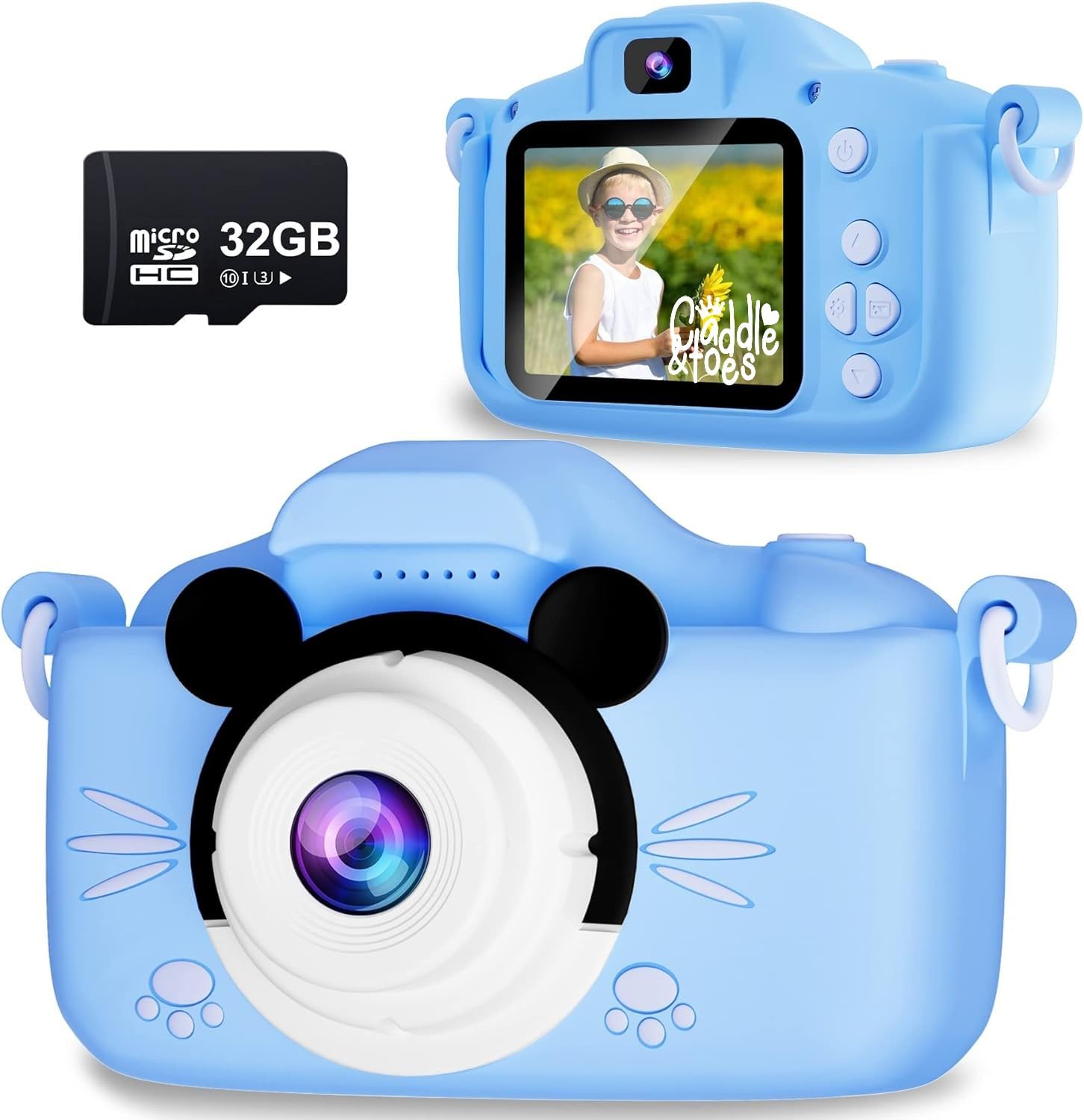 CADDLE & TOES Kids 40 MP Camera For Girls, 1080P Hd 2.0 Inch Screen With 32Gb Sd Card, Birthday Christmas Kids Toys Gifts Children Camera For Kids Age 4+ To 15 Years Old Girls (Blue Mikki) (B0CS6V1MGX) Amazon Price History, Amazon Price Tracker