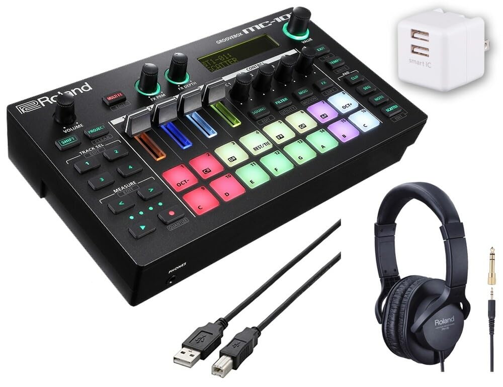 Amazon.co.jp: Roland/MC-101 スターターセット -ヘッドフォン、USB