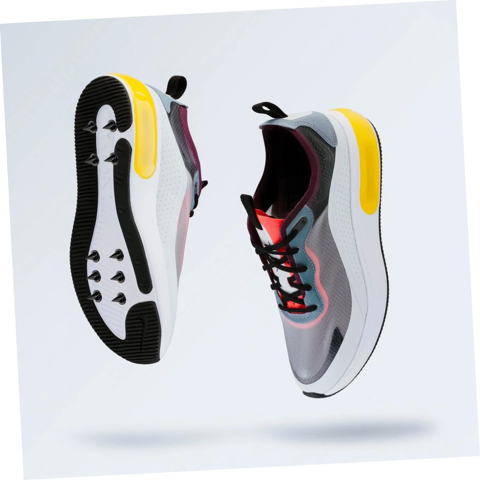 Toyvian Set Da Golf Scarpe Borchie Scarpe a Spike Presa Punte Da Golf Spichi Di Scarpe Del Golf Picchi Tacchetti Per Scarpe Punte Delle Scarpe Nero Acciaio Al Carbonio