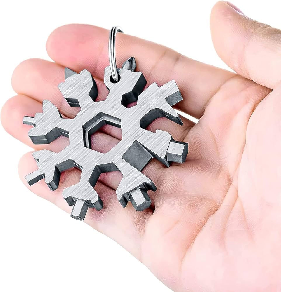 All in One Multitool Keychain Gadget for Daily Purpose | Pocket Size Tool for Travel & Camping Kit | Compact Stainless Steel Utility for Home, Bicycle, Outdoor & Emergency Use-image-24