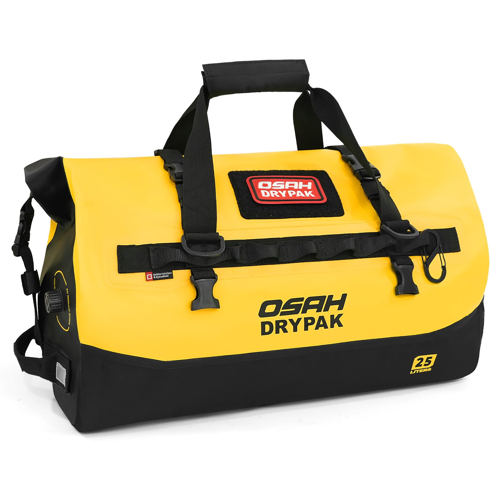 OSAH DRYPAK Waterproof Duffel Bag 25L/40L/60L – Heavy-Duty Motorcycle Tail Bag, Roll-Top Dry Bag for Travel, Camping, Boating, Kayaking, Outdoor Adventure